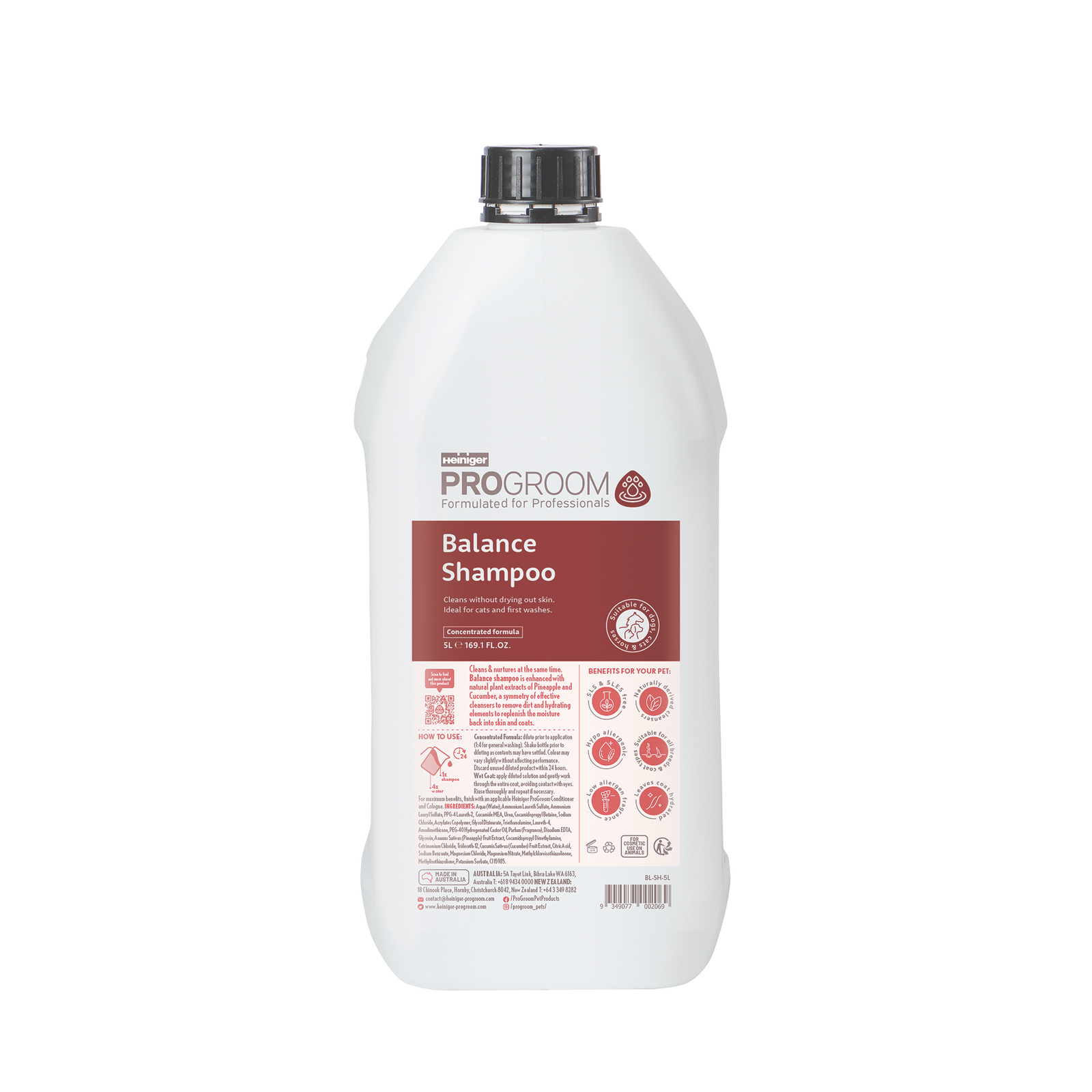 HEINIGER ProGroom Shampoo Balance 5000 ml 0BL-SH-5000
