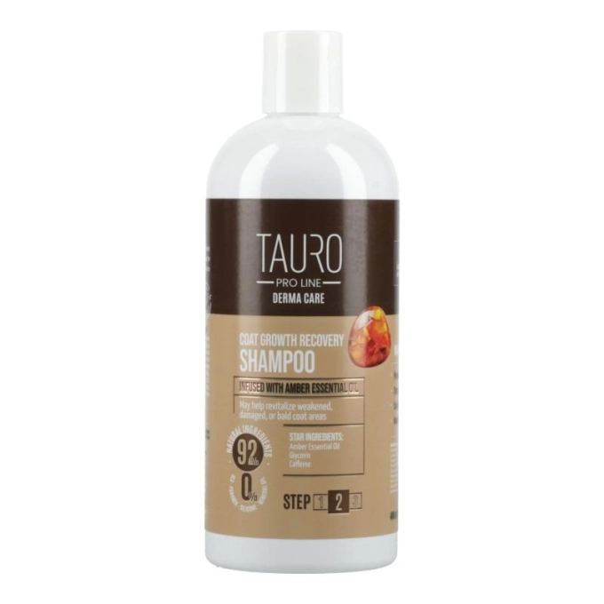 TAURO PRO LINE Derma Care Coat Growth Recovery Shampoo für Hunde und Katzen