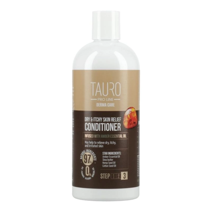 TAURO PRO LINE Derma Care Dry & Itchy Skin Relief Conditioner für Hunde und Katzen 400 ml
