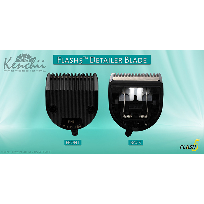 Kenchii Flash5™ Clipper Blade | Detailer