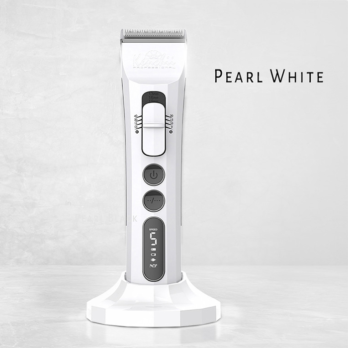 Kenchii Flash™ | Digital Cordless Clipper - Pearl White