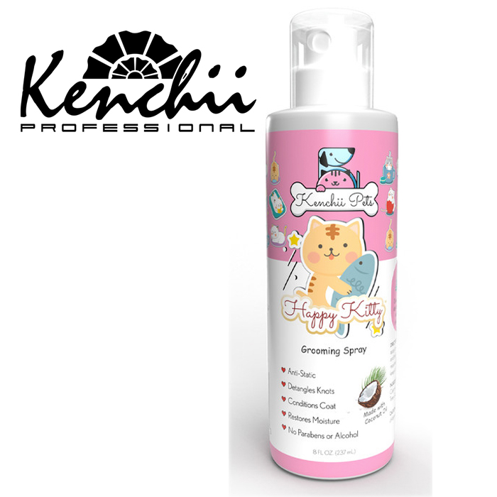 KenchiiPets™ | Happy Kitty Grooming Spray - 8oz.