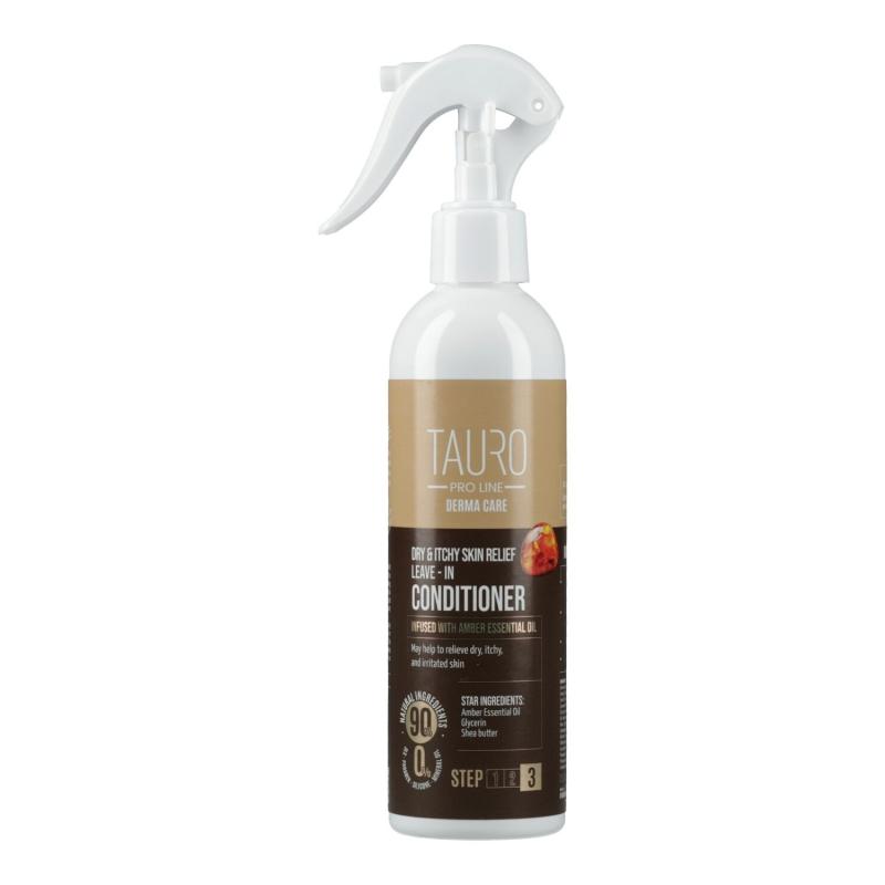 TAURO PRO LINE Derma Care Dry & Itchy Skin Relief Leave-In Conditioner für Hunde und Katzen 250 ml