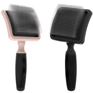 Kenchii™ Langstift-Slickerbürste – Reduziert die Pflegezeit – Salonpräzision