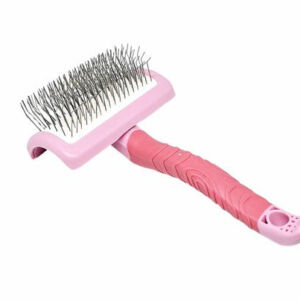 "ZOLITTA" Pink Medium Curved Slicker Brush