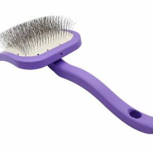 "ZOLITTA" Soft Touch Purple Wooden Slicker Brush Large
