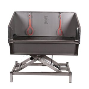 Elektrischer Hundebadewanne „Scissor“ aus Edelstahl