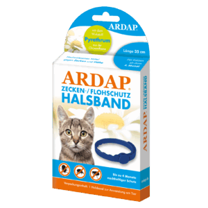 ARDAP Zecken- u. Flohhalsband Katzen