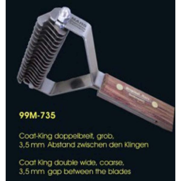 Coat King Multi-Trimm Striegel Doppelbreit 735