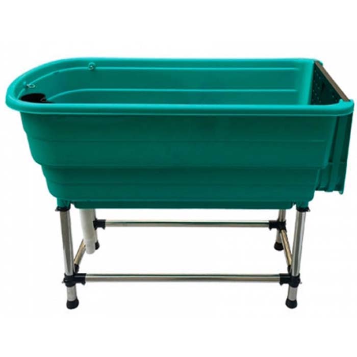 PVC Badewanne für kleine Hunde, 96 x 50 x 91 cm, weiß