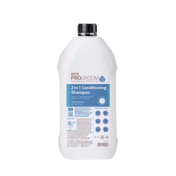 HEINIGER ProGroom Shampoo 2 in 1 -  500 ml & 5 Liter 0CO-GS-500 - Image 2