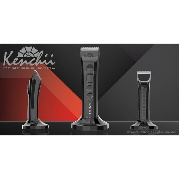 Kenchii Flash™ | Digital Cordless Clipper - Pearl Black - Image 2