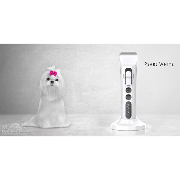 Kenchii Flash™ | Digital Cordless Clipper - Pearl White - Image 3