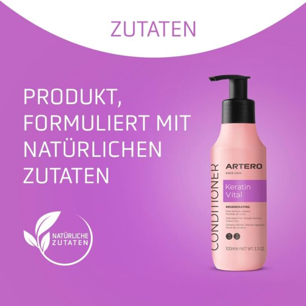 Artero Conditioner Keratin Vital 100ml - Image 5