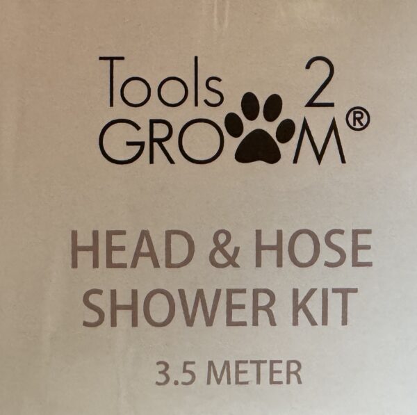 Tools-2-Groom Brause verstellbar mit Sicherheitsschlauch 3,50 Meter - Image 2