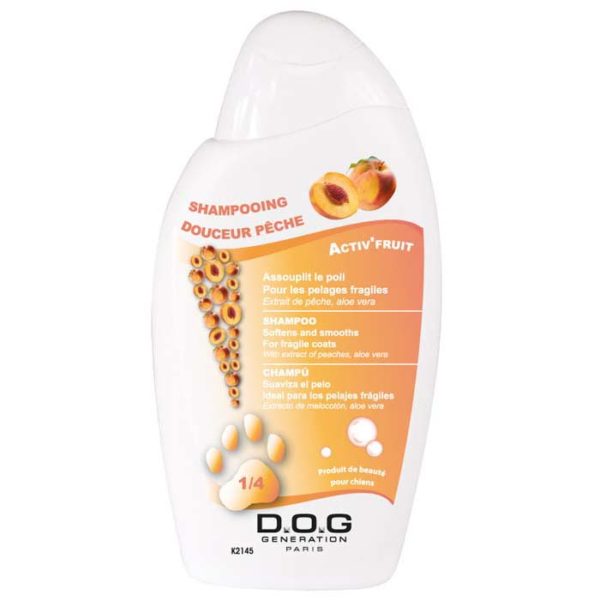 Dog Génération® tiefenwirksames Pflegeshampoo mit Pfirsich 250ml