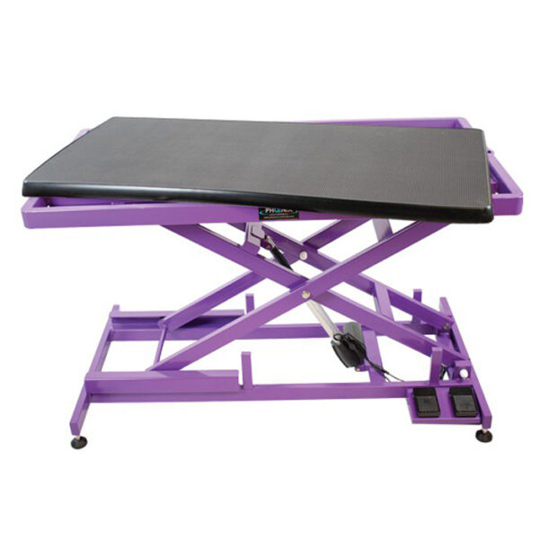 elektrischer Schertisch lila 125 x 65cm - Image 4