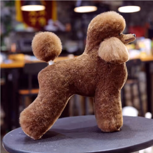 Mr. Jiang Pudel Ganzkörperhaar Lamm – Ersatzhaar Pudel-Pflegepuppe, Fawn - Image 5