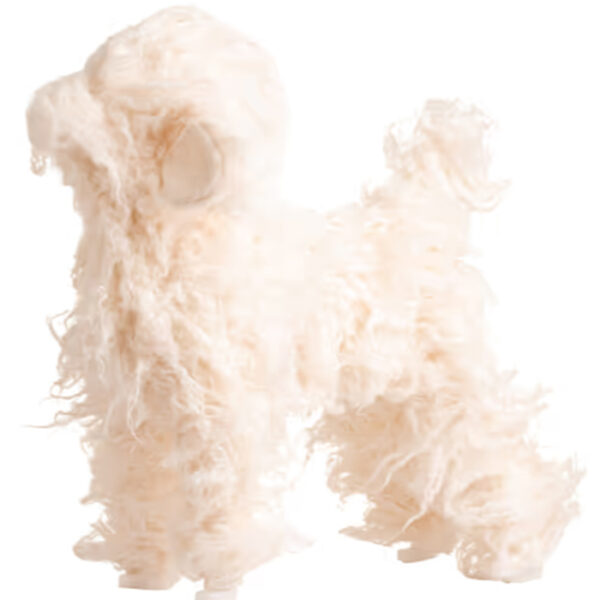 Mr. Jiang Pudel Ganzkörperhaar Lamm – Ersatzhaar Pudel-Pflegepuppe, creme - Image 4