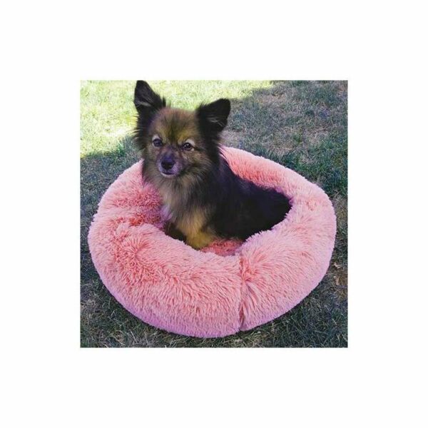 Kuschel Hundebett Pink - Größe 70x15cm - Image 3